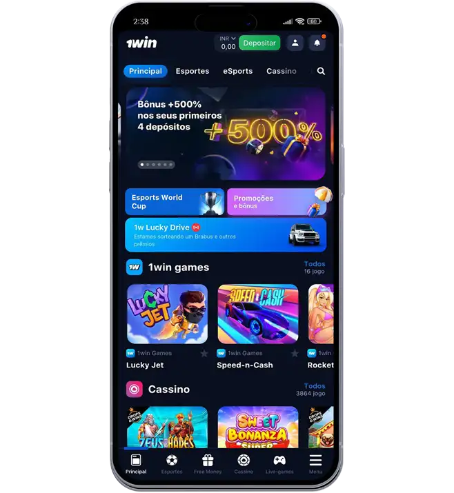 1win app download in India for android and ios