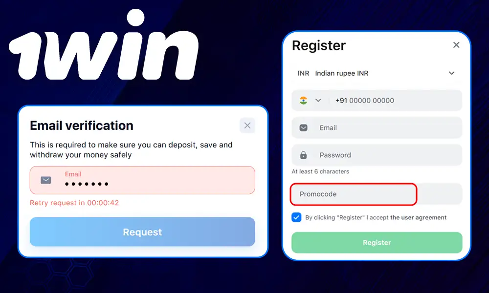 How to create a 1win account and get a bonus